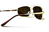 Окуляри поляризаційні BluWater Navigator-2 Polarized (brown), коричневі в золотистій оправі, фото 6