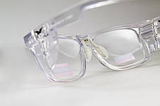 Окуляри під діоптрії Global Vision RX-T Crystal (rx-able) (clear), прозорі в прозорій оправі, фото 4
