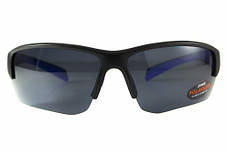 Окуляри поляризаційні BluWater Samson-3 Polarized (gray), чорні, фото 3