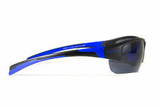 Окуляри поляризаційні BluWater Samson-3 Polarized (gray), чорні, фото 4