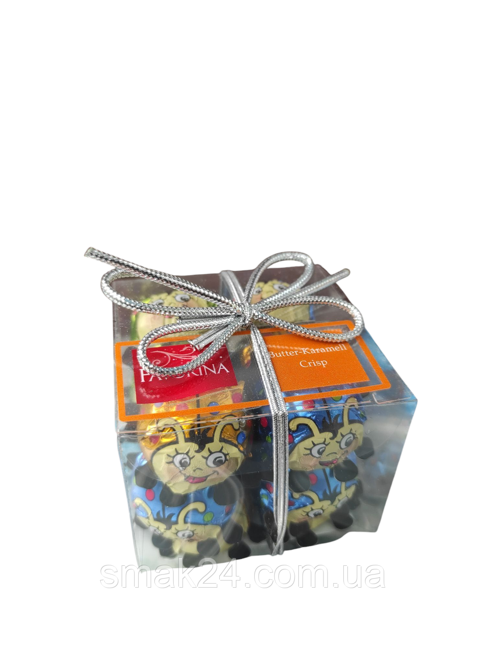 Шоколадні цукерки з хрусткими криспасами та вершковою карамеллю Сонечки Favorina (16 шт.) 100 г Німеччина