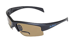 Окуляри біфокальні поляризаційні BluWater Bifocal-2 (+3.0) Polarized (brown) (коричнева біфокальна лінза з діоптріями), фото 1