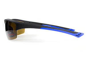Окуляри поляризаційні BluWater Daytona-1 Polarized (brown), гідрофобні коричневі лінзи (Repelon™), фото 3