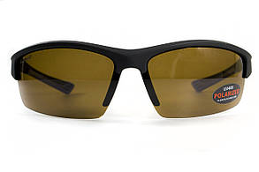 Окуляри поляризаційні BluWater Daytona-1 Polarized (brown), гідрофобні коричневі лінзи (Repelon™), фото 4