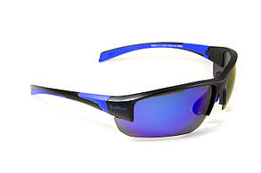 Окуляри поляризаційні BluWater Samson-3 Polarized (gray), сині дзеркальні, фото 4