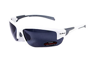 Окуляри BluWater Samson-3 White Polarized (gray), сірі в білій оправі, фото 4