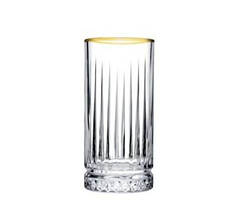 Набір склянок високих Pasabahce Elysia Gold 4 штуки 280 мл d7,2 см h14,5 см скло (520125Gold)
