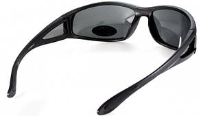 Окуляри поляризаційні BluWater Florida-3 Polarized (gray) чорні, фото 5