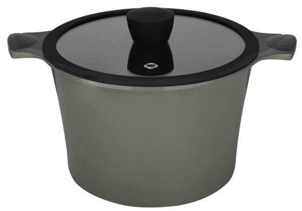 Каструля Ringel Zitrone Olive 5,8 л d24 см h16,2 см антипригарне покриття (2108-24/2Olive RG)