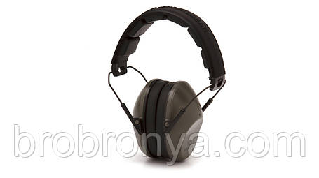 Навушники захисні Venture Gear VGPM9022C (захист NRR 24 dB), оливкові + беруші в комплекті, фото 1