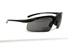 Окуляри біфокальні (захисні) Global Vision Apex Bifocal +2.0 (gray) сірі, фото 3