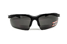 Окуляри біфокальні (захисні) Global Vision Apex Bifocal +2.0 (gray) сірі, фото 4