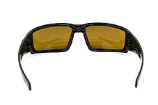 Окуляри захисні Venture Gear Pagosa (bronze) Anti-Fog, коричневі в чорній оправі, фото 4