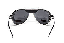 Окуляри захисні Global Vision Aviator-3 (gray), сірі зі з'ємним ущільнювачем із синтетичної "шкіри", фото 5