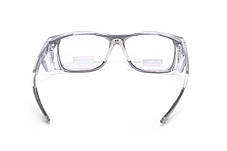 Окуляри під діоптрії Global Vision RX-T Сrystal Gray (rx-able) (clear), прозорий в двокольоровій оправі, фото 4