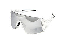 Окуляри захисні Global Vision Astro+RX White (G-Tech™ silver), дзеркальні сірі в білій оправі з діоптрійною вставкою в комплекті, фото 5