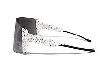 Окуляри захисні Global Vision Astro+RX White (G-Tech™ silver), дзеркальні сірі в білій оправі з діоптрійною вставкою в комплекті, фото 6