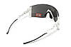 Окуляри захисні Global Vision Astro+RX White (G-Tech™ silver), дзеркальні сірі в білій оправі з діоптрійною вставкою в комплекті, фото 6