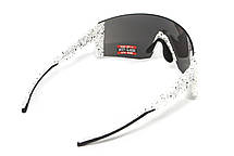 Окуляри захисні Global Vision Astro White (G-Tech™ silver), дзеркальні сірі в білій оправі (з можливістю установки діоптрійної, фото 5