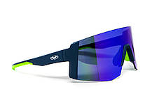 Окуляри захисні Global Vision Astro Blue (G-Tech™ blue), дзеркальні сині в синій оправі (з можливістю установки діоптрійної, фото 4