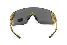 Окуляри захисні Global Vision Astro Camo (gray), сірі в камуфльованій оправі (з можливістю установки діоптрійної вставки), фото 4