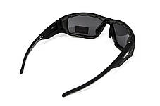 Окуляри захисні з ущільнювачем Global Vision Kinetic (gray), сірі, фото 3