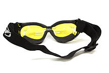Окуляри захисні з ущільнювачем Global Vision Eliminator RX (yellow) Anti-Fog, жовті з діоптричною вставкою, фото 5
