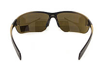 Окуляри захисні Global Vision Hercules-7 Black-Brown (drive mirror), дзеркальні коричневі в коричнево-чорній оправі, фото 6