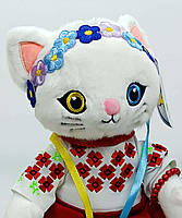 М’які іграшки Кішечка Україночка та Котик ЗСУ 30 см — символи любові до України, арт. PL82412ua, фото 6