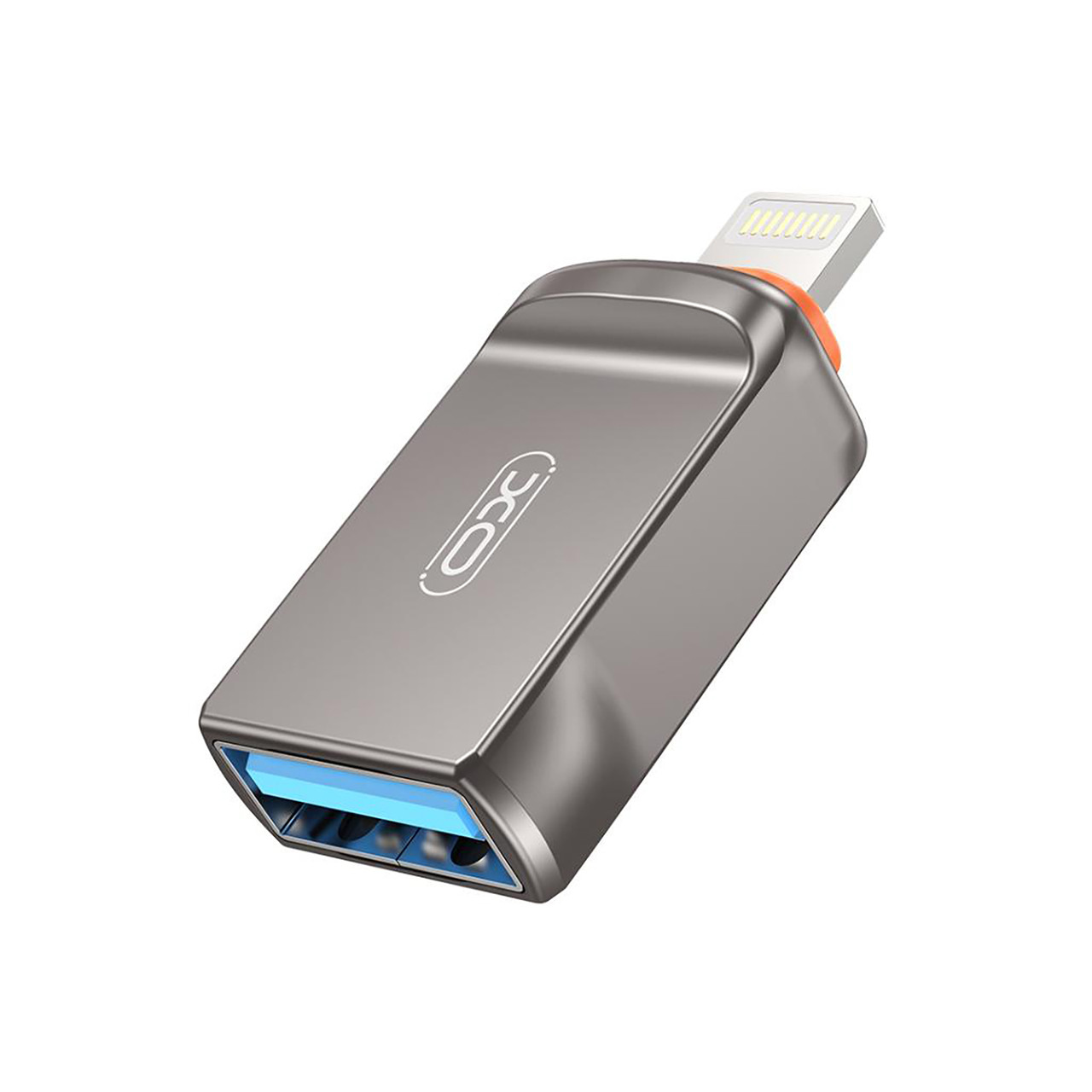 Адаптер XO NB281A-IA USB-A to Lightning Grey (NB281A-IA.tranish)