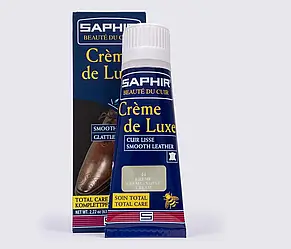 Водовідштовхуючий крем для взуття Saphir Creme De Luxe 1789, кремовий (37), 50 мл