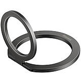 Тримач для телефону Baseus Halo Series Foldable Metal Ring (Single ring) (SUCH00001) Grey, фото 5