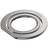 Тримач для телефону Baseus Halo Series Foldable Metal Ring (Single ring) (SUCH00001) Silver, фото 5