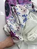 Батист Фіолетові квіти, фото 2