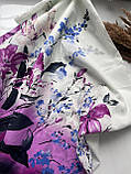 Батист Фіолетові квіти, фото 4
