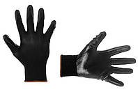 Рукавичка Intertool нітрилова чорна 9" (SP-0102) (12 шт.)