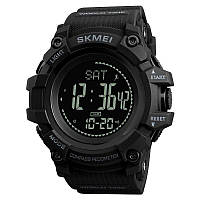 Cпортивний годинник Skmei 1356 Compass з компасом Чорний