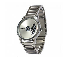 Чоловічий наручний годинник Skmei 1260 all silver