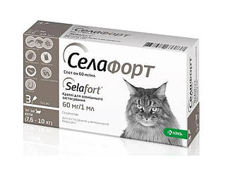 Селафорт краплі для кішок 7.6 - 10 кг, 1 мл