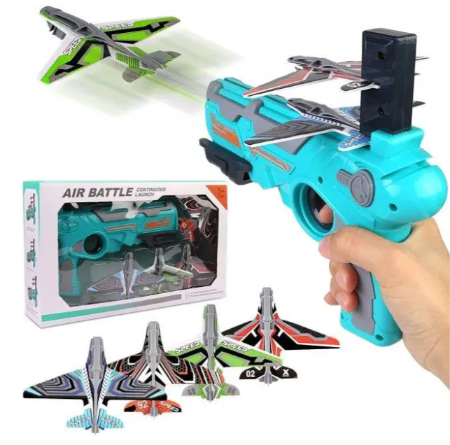 Пістолет  Дитячий  катапульта з літаючими літаками Air Battle
