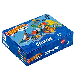 Гуаш Kite Hot Wheels HW25-063, 12 кольорів