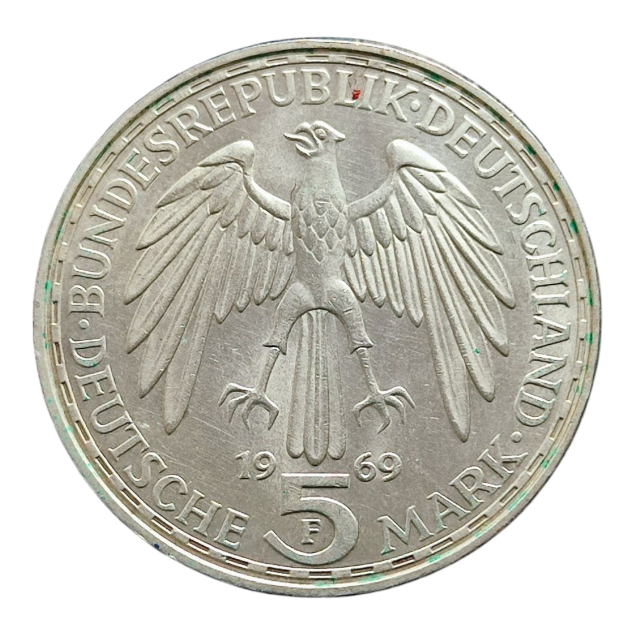 Німеччина 5 марок, 1969 375-та річниця - Смерть Герхарда Меркатора