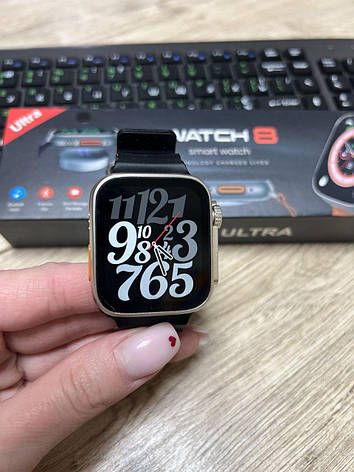 Смарт-годинник Smart Watch 8 Ultra Black, фото 1