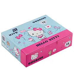 Гуаш Kite Hello Kitty HK25-063, 12 кольорів