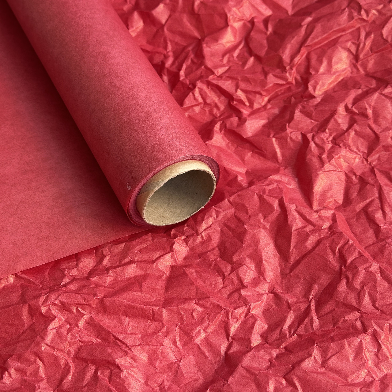 Папір тіш'ю в рулоні щільний "Бордовий" 30 г, 15 м, фото 1