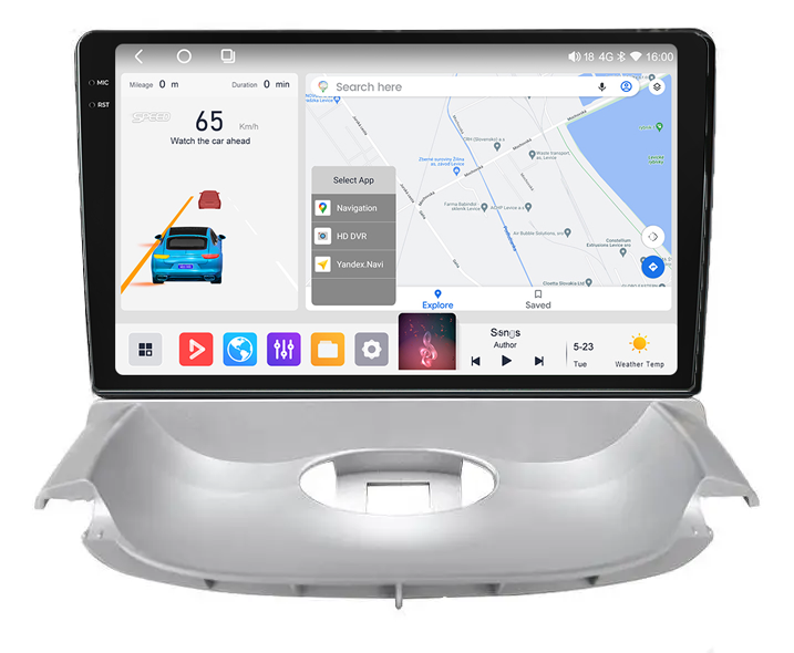 Штатна магнітола Mekede M6 Plus Peugeot 206 / Citroen C2 (2004-2012) CarPlay QleD