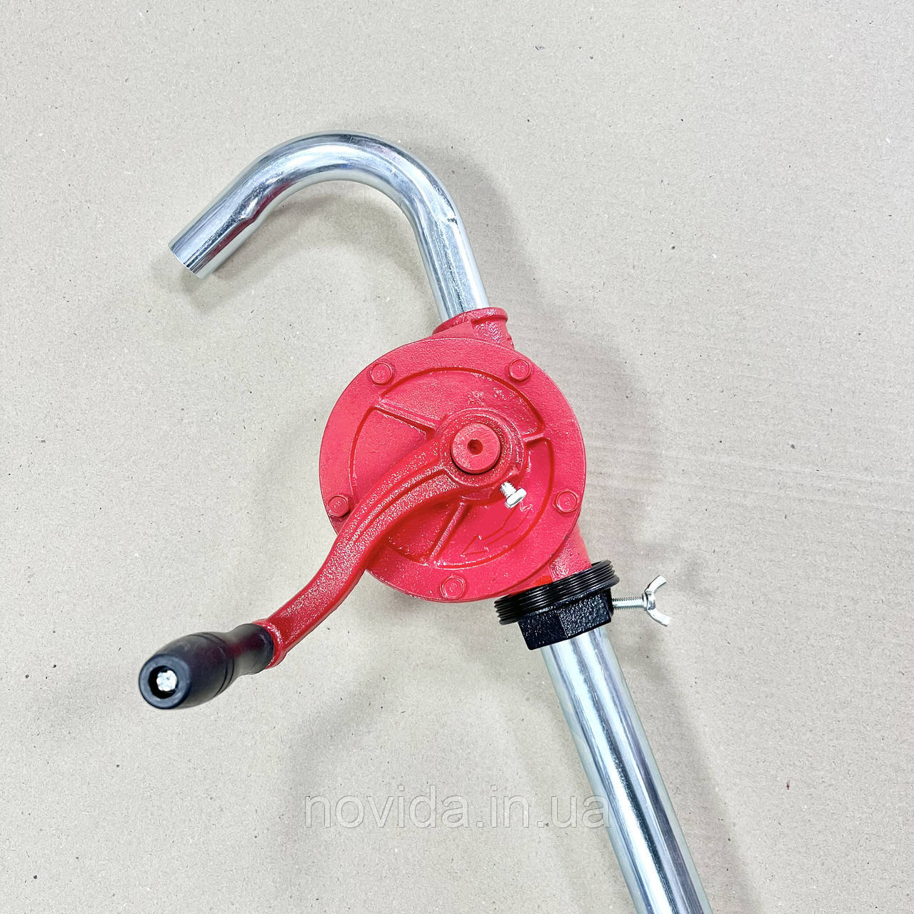 Насос для олії ручний роторний 26 л/хв INTERTOOL HT-0067