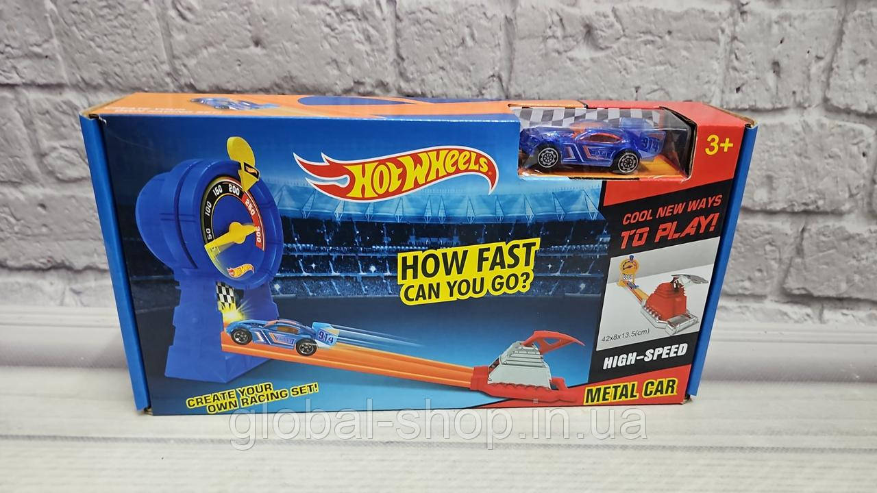 Трек із пусковим встановленням і машинкою Hot Wheels