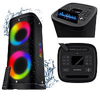 Акустична система SVEN PS-950 Black (160 Вт, Bluetooth, підсвітка, караоке, FM-радіо)