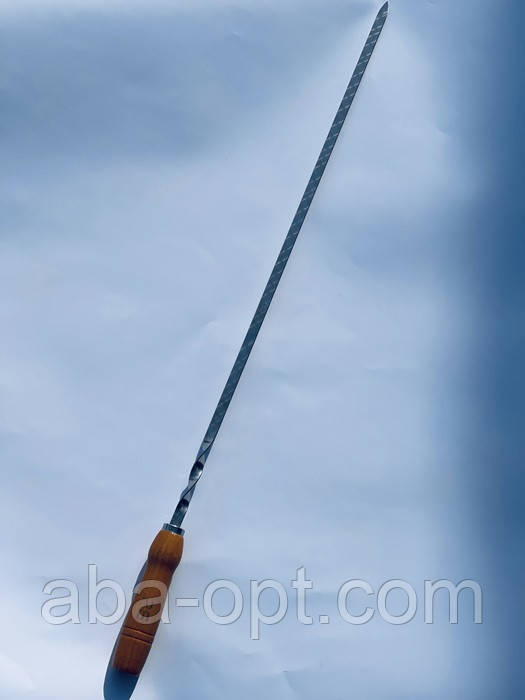 Шампур з дерев'яною ручкою Вуд L 70 В 1,5 см (шт), фото 1